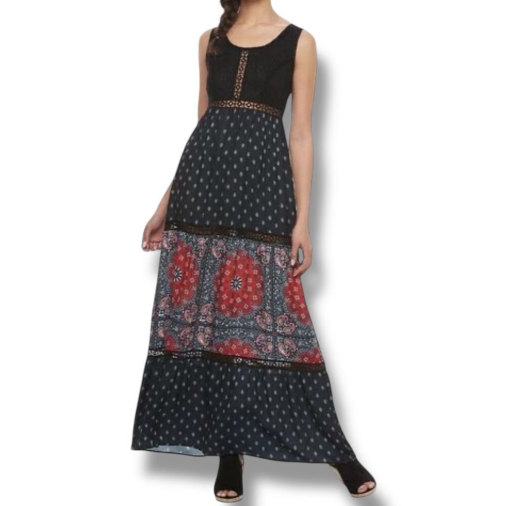 Disney Black and Red Maxi Dress
